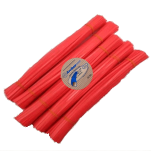 ARCHER Nylon Square Red Pre Cut 2.4mmx1lb