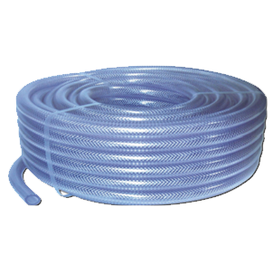 HANS PVC Reinforced Hose (Clear) 12 x 2mm x 100m