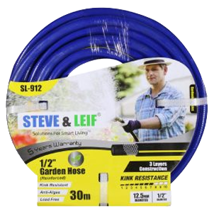 STEVE&LEIF 1/2″ Garden Hose 30M