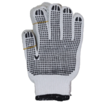 Cotton Glove With Black Dots